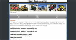 Desktop Screenshot of m.haleyequipmentinc.com